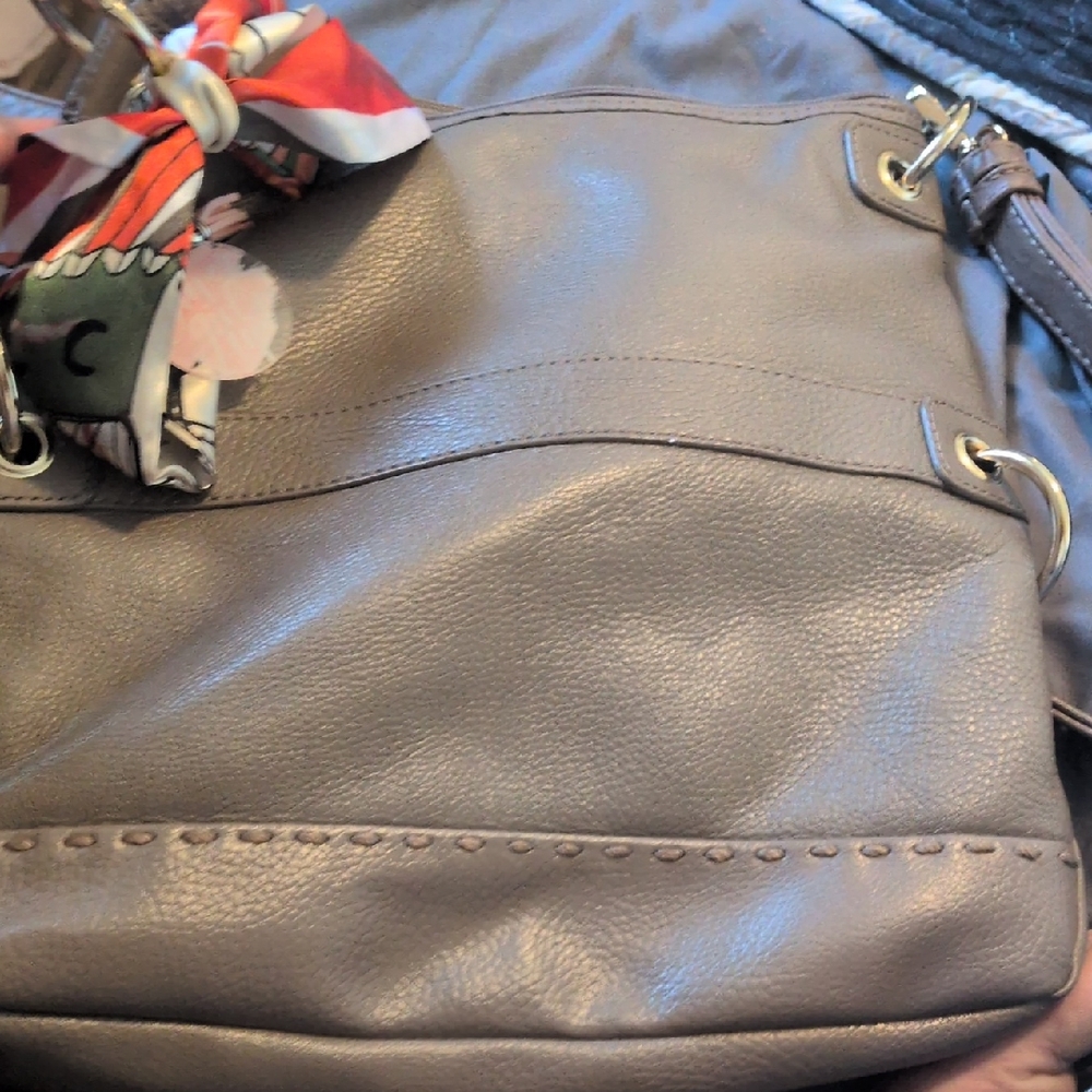 Vintage Sak Pebbled Dove Leather